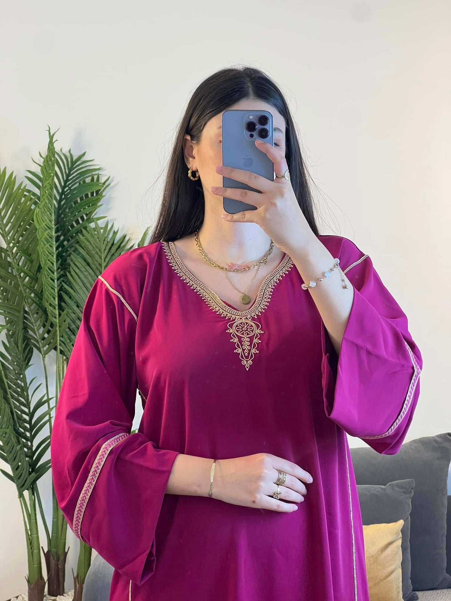 Embroidered Traditional Dress – Elegance & Comfort