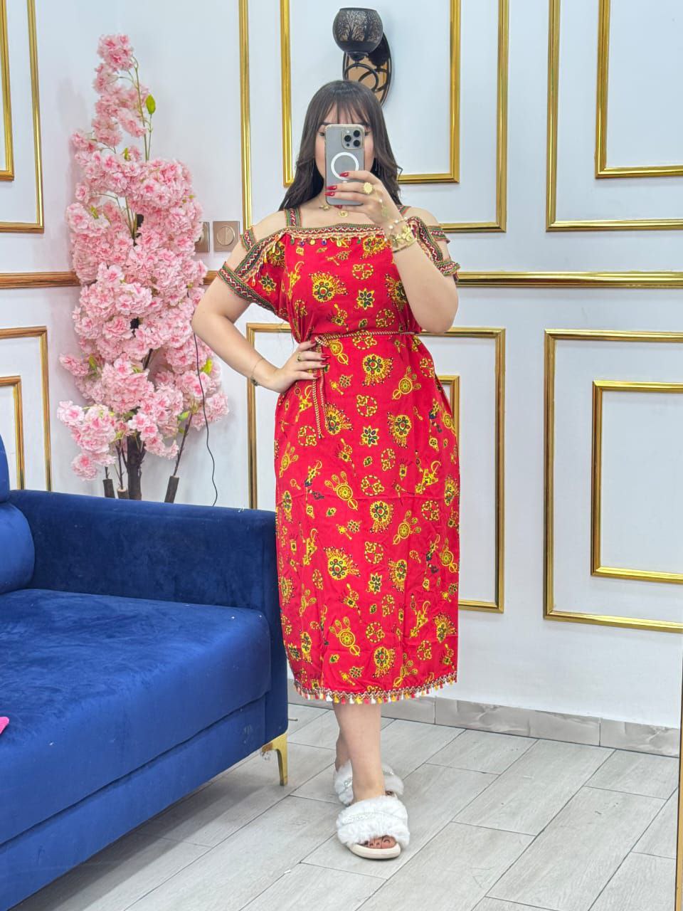 🌿 Robe Kabyle d’été – Fraîcheur et tradition revisitée