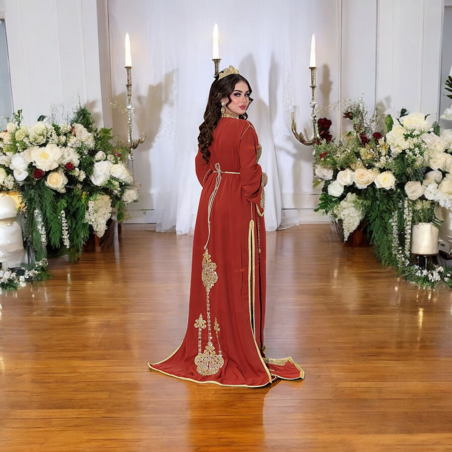 đ Caftan Takchita Prestige â LâArt de Briller en Grande Occasions