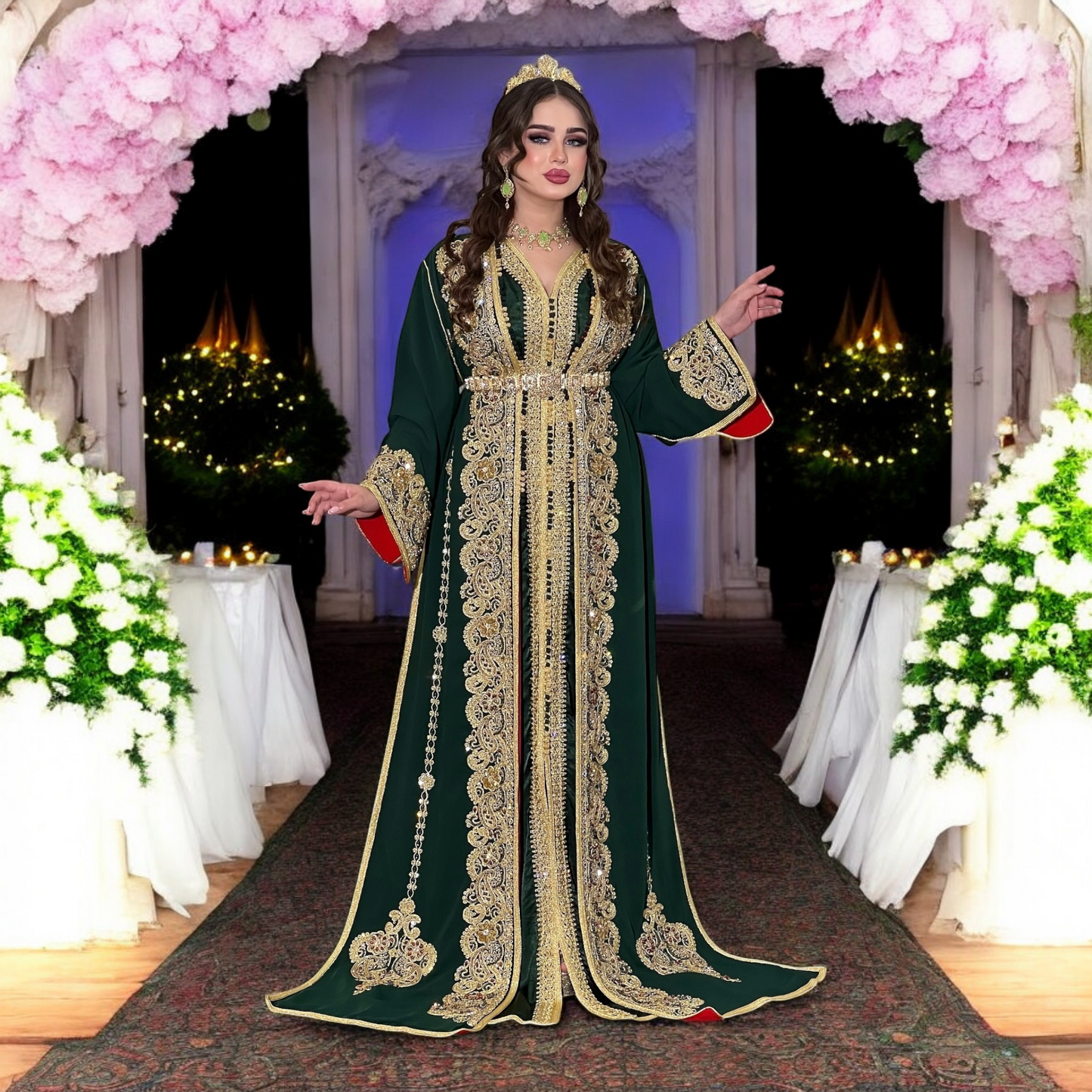 đ Caftan Takchita Prestige â LâArt de Briller en Grande Occasions
