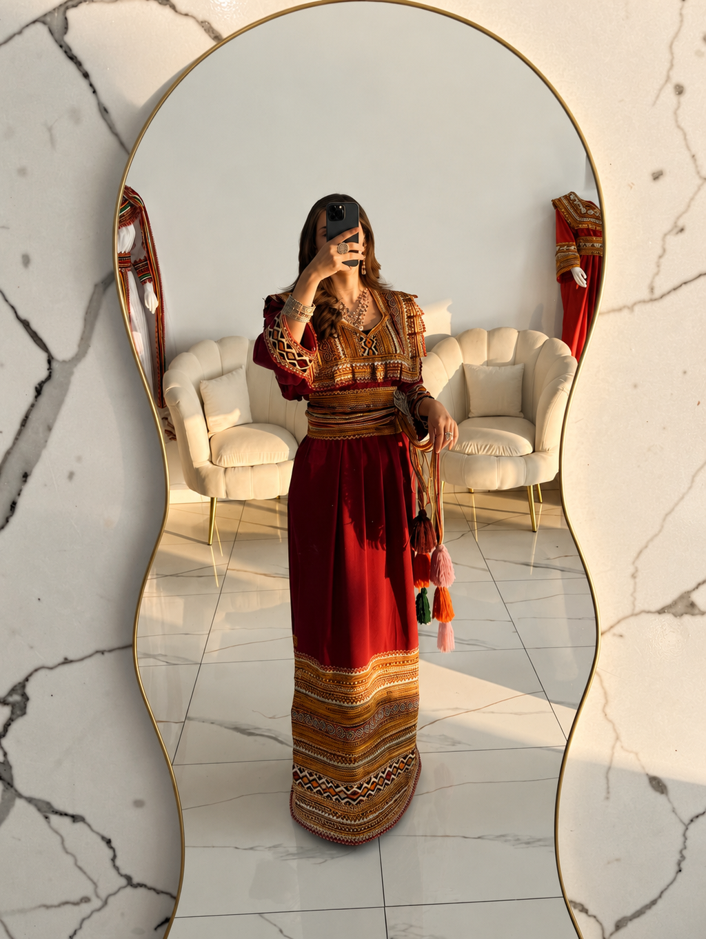 ✨ Robe Kabyle Traditionnelle – Élégance Berbère Authentique ✨