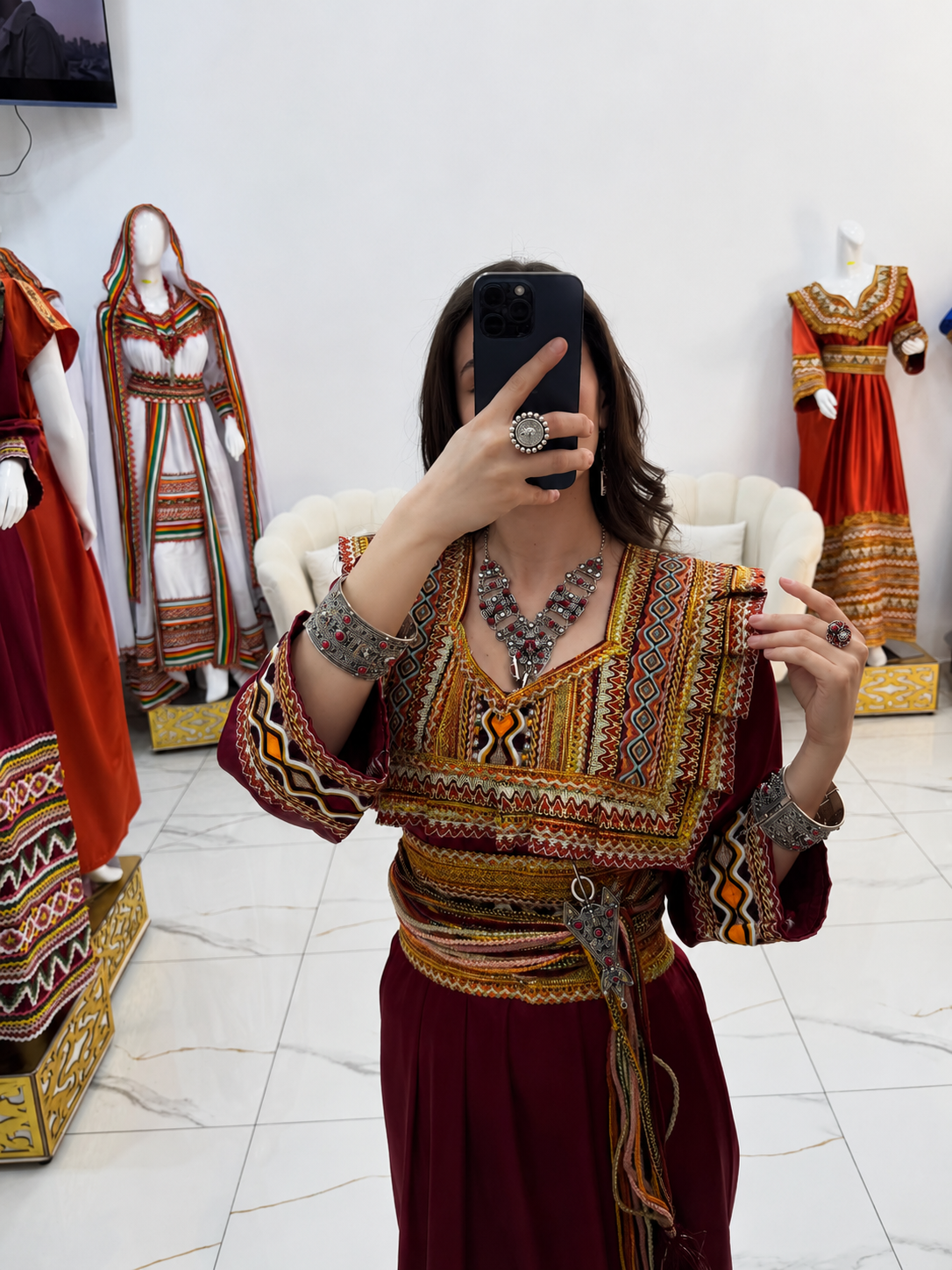 ✨ Robe Kabyle Traditionnelle – Élégance Berbère Authentique ✨