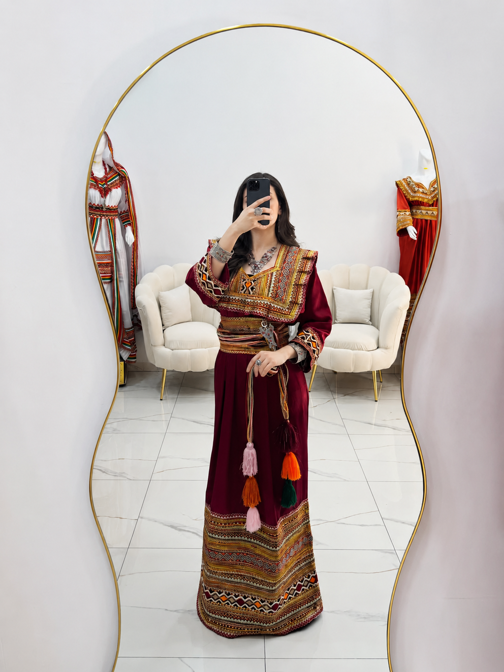 ✨ Robe Kabyle Traditionnelle – Élégance Berbère Authentique ✨