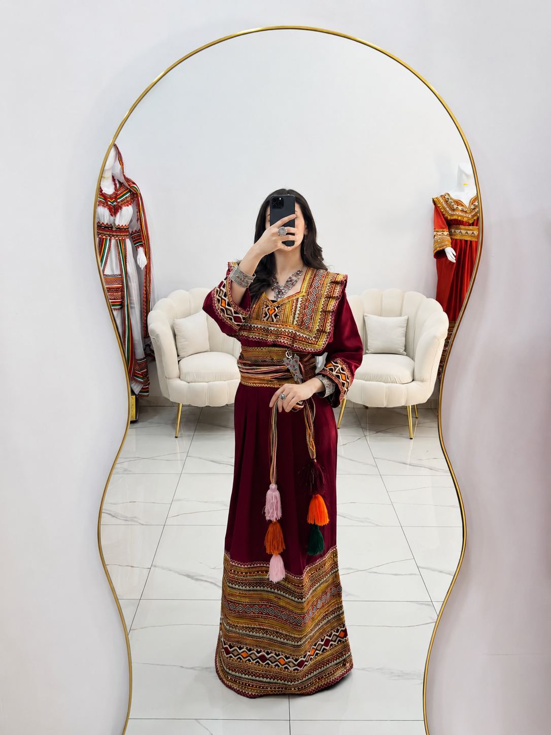 ✨ Robe Kabyle Traditionnelle – Élégance Berbère Authentique ✨