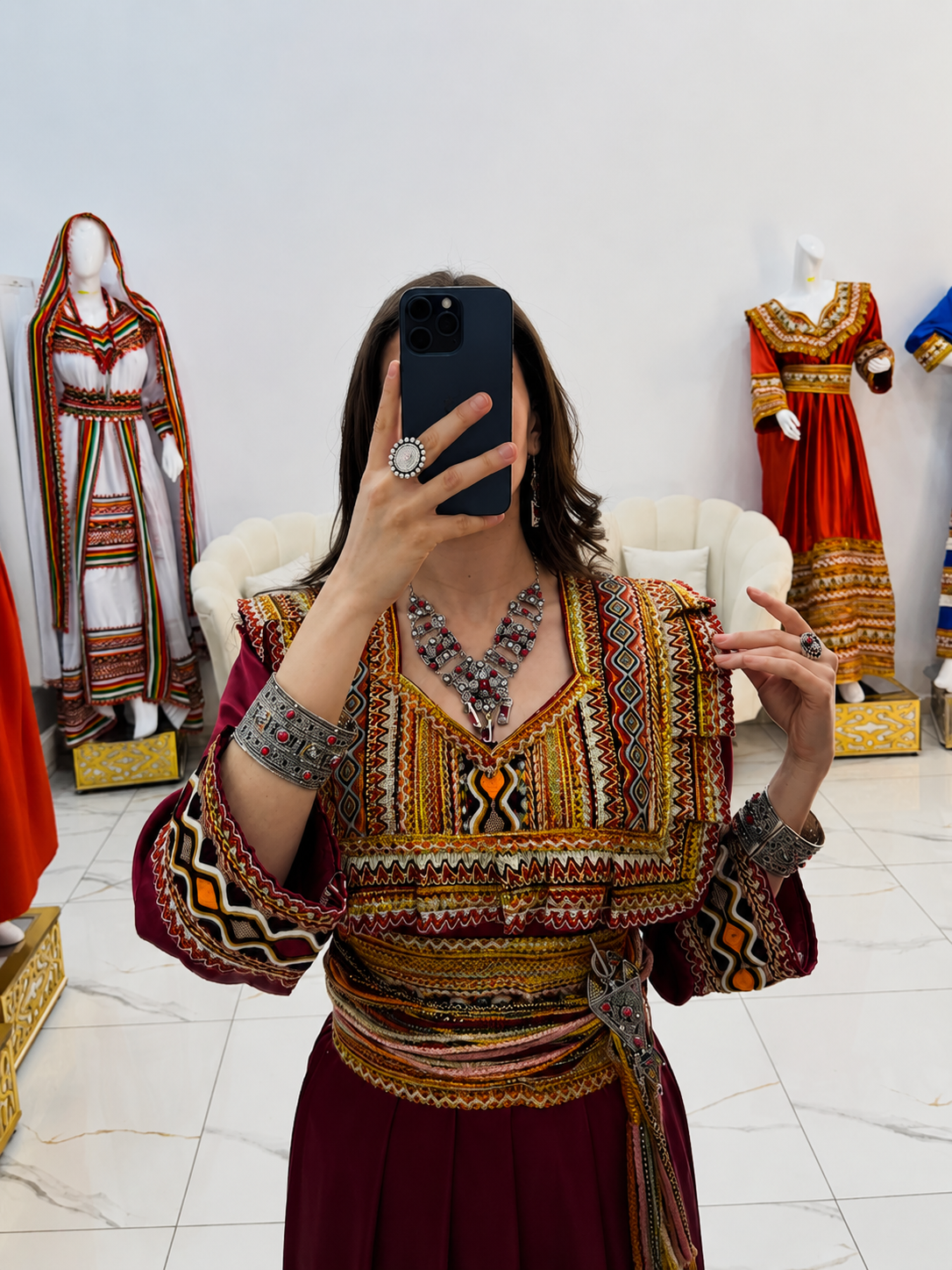 ✨ Robe Kabyle Traditionnelle – Élégance Berbère Authentique ✨