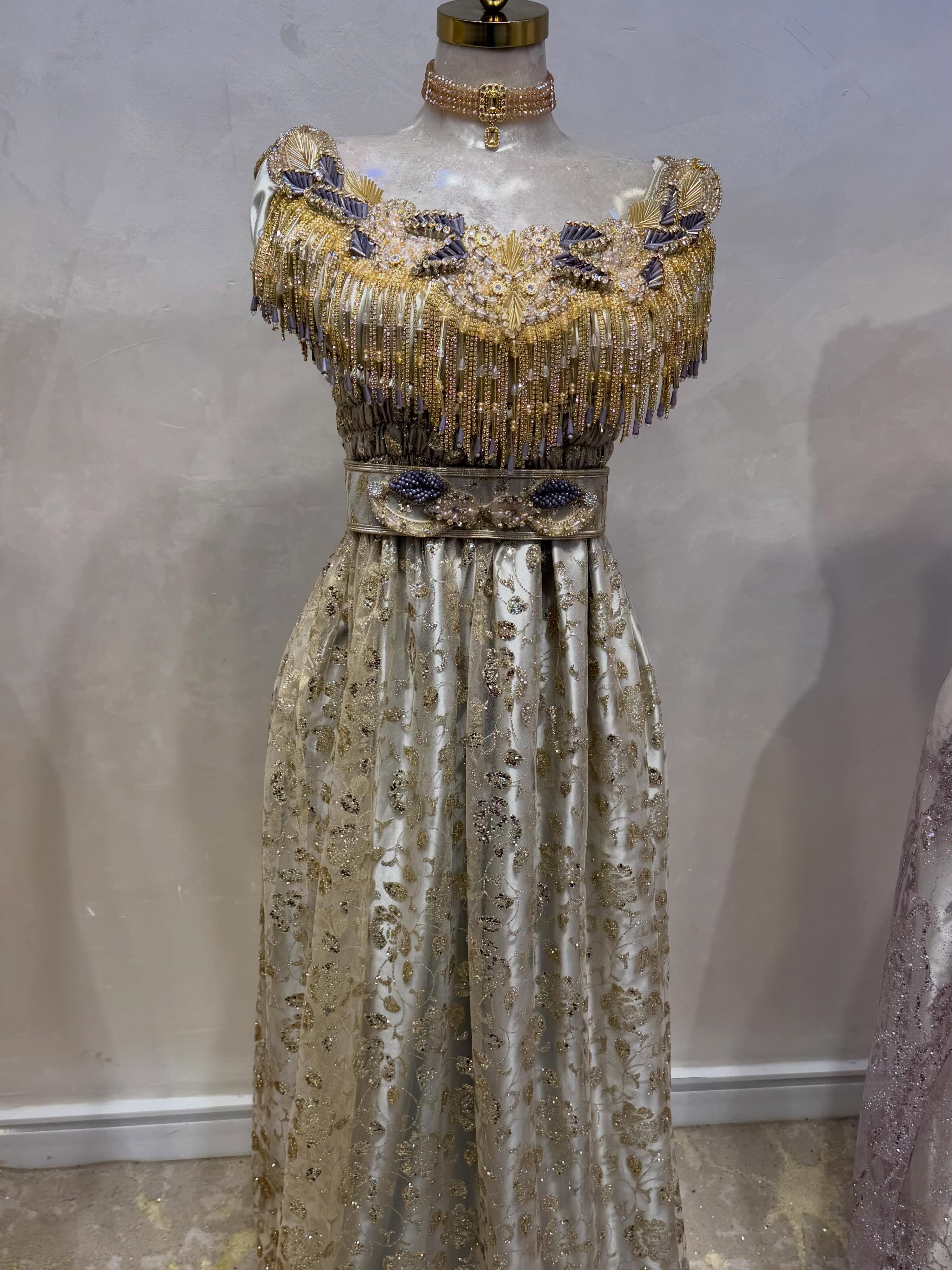 Blouza Oranaise Haute Couture – Élégance Royale &amp; Raffinement Oriental