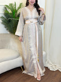 ✨ Caftan Élégance Kamkha – Raffinement Oriental & Allure Féminine ✨