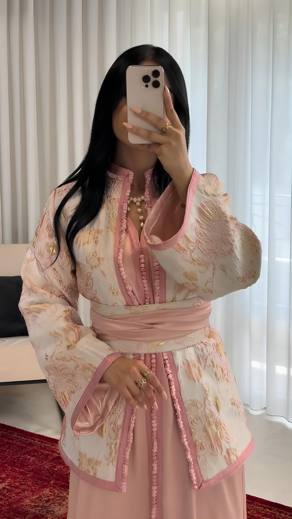 Caftan brocart l'élégance pour les grandes cérémonies