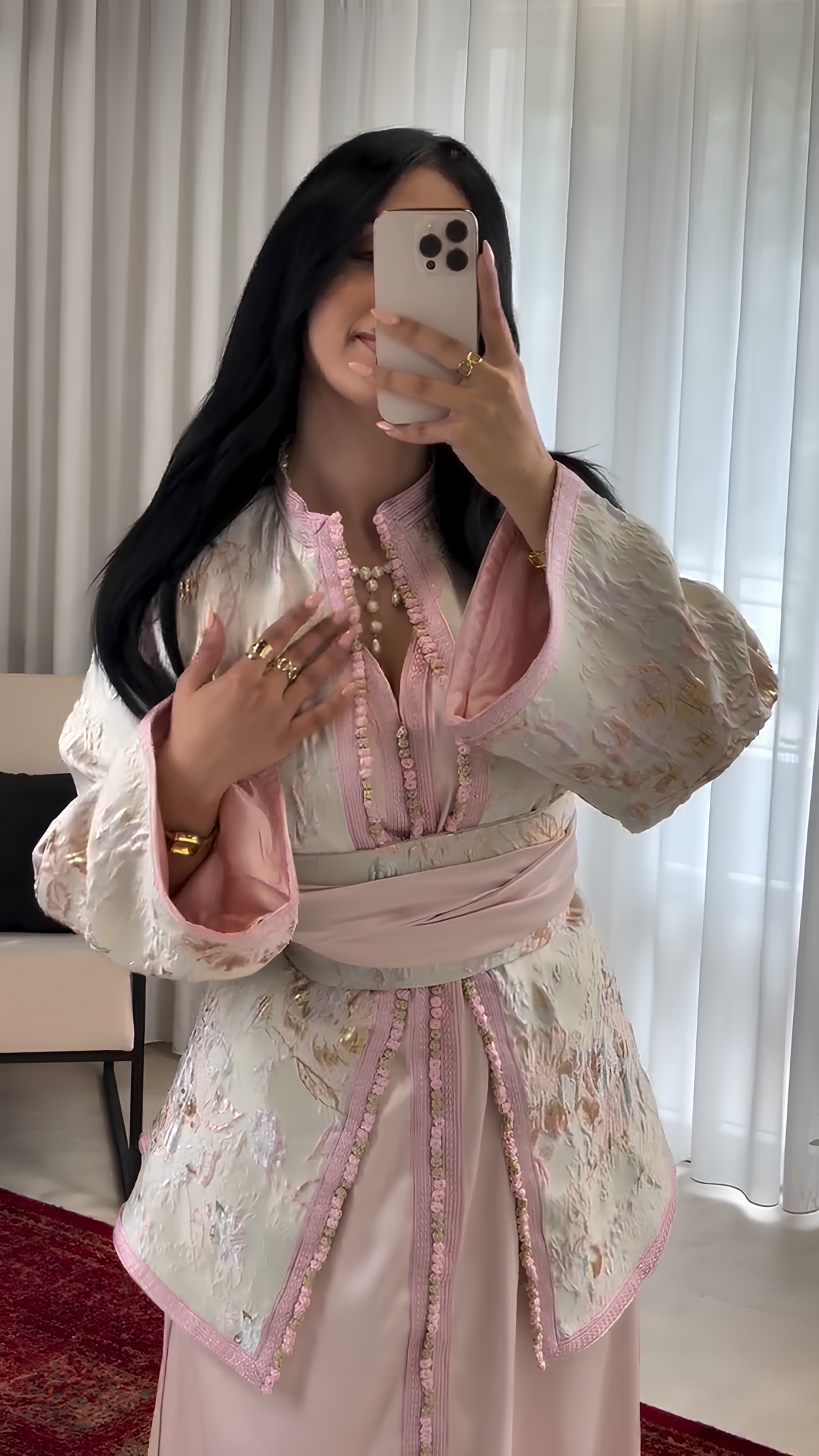 Caftan brocart l'élégance pour les grandes cérémonies