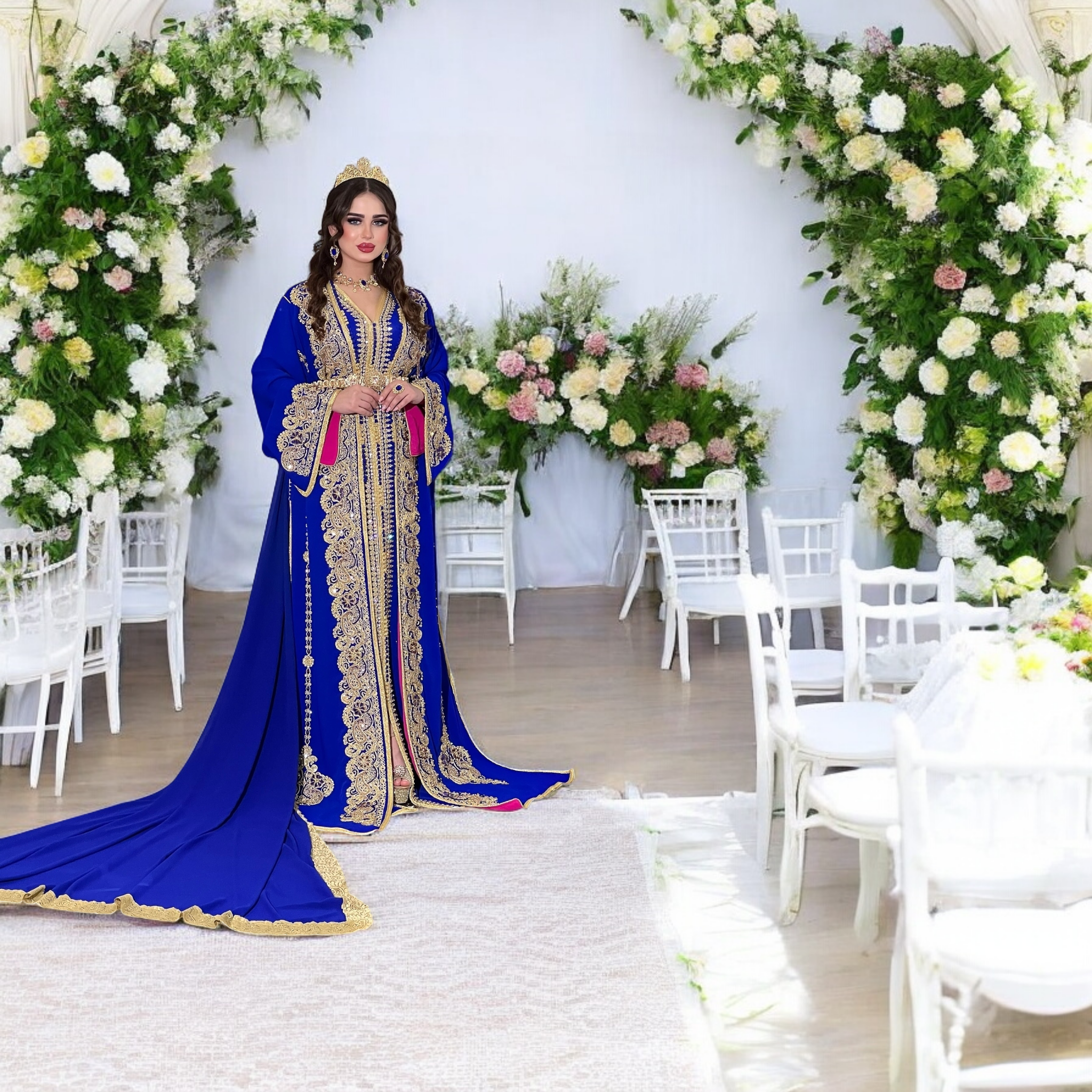 👑 Caftan Takchita Prestige – L’Art de Briller en Grande Occasions