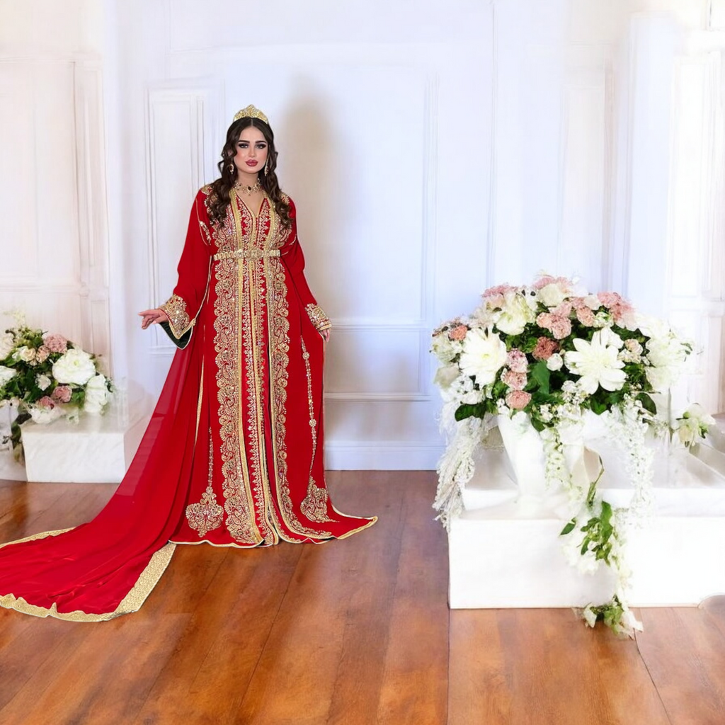 👑 Caftan Takchita Prestige – L’Art de Briller en Grande Occasions