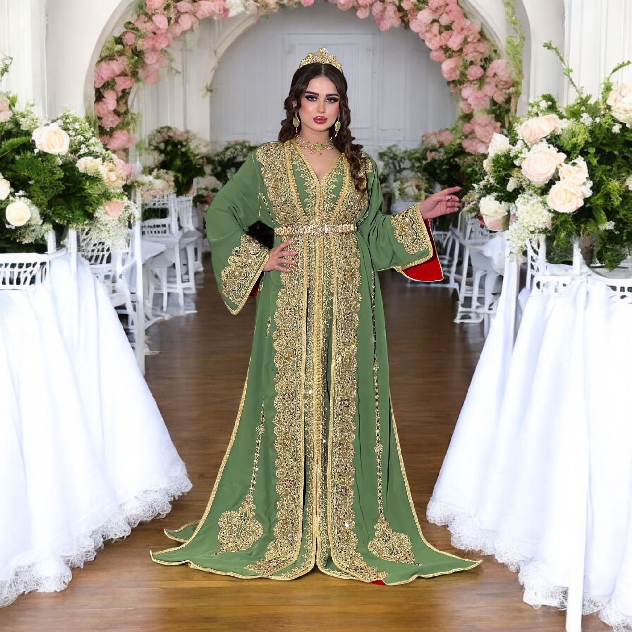 👑 Caftan Takchita Prestige – L’Art de Briller en Grande Occasions